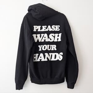 Talentless Please Wash Your Hands Hoodie size M